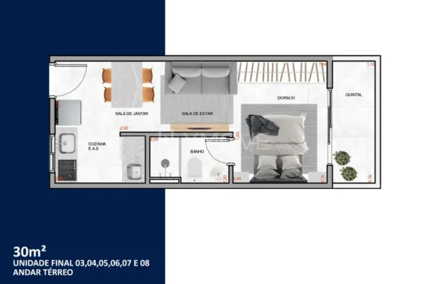 Apartamento à venda com 1 quarto no Vila Carrão, São Paulo — foto 4